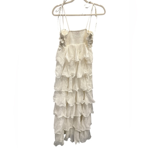 NEW Show Me Your Mumu Gabriella Maxi Dress White Enchanted Embellishment Small - Picture 7 of 11